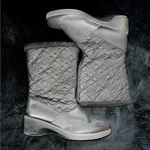 Totes Jonie Womens Black Waterproof Winter Boots Front Zip Insulated US size 11W